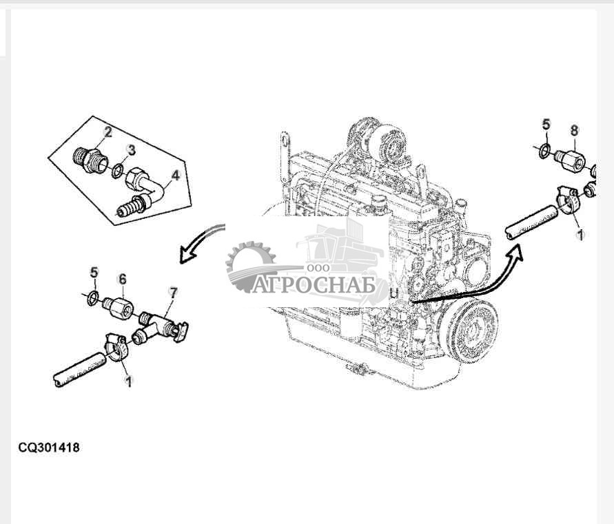 Компоненты обогревателя кабины 